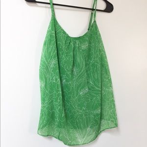 New York and Company sheer top floral